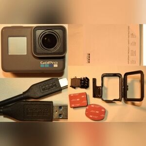 GoPro Hero 6 Waterproof 1080 4K digital action video camera and photos